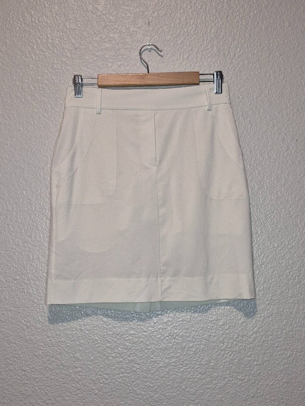 Belyn Key White Golf Skort Skirt Size: Small Pockets Athletic Athleisure